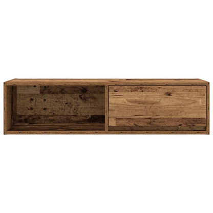 Tv-meubel 100x31x25,5 cm bewerkt hout oud hout