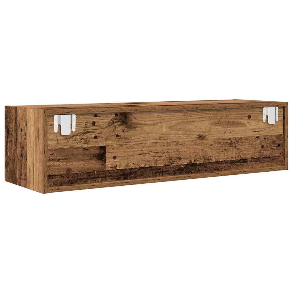 Tv-meubel 100x31x25,5 cm bewerkt hout oud hout