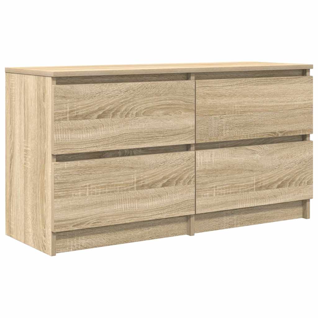 Tv-meubel 100x35x54 cm bewerkt hout sonoma eikenkleurig