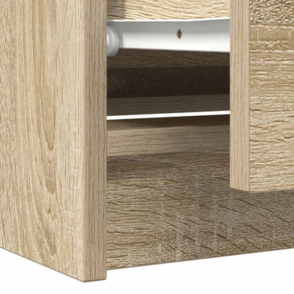 Tv-meubel 100x35x54 cm bewerkt hout sonoma eikenkleurig