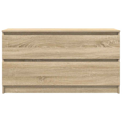 Tv-meubel 100x35x54 cm bewerkt hout sonoma eikenkleurig