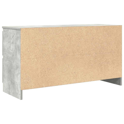 Tv-meubel 100x35x54 cm bewerkt hout betongrijs