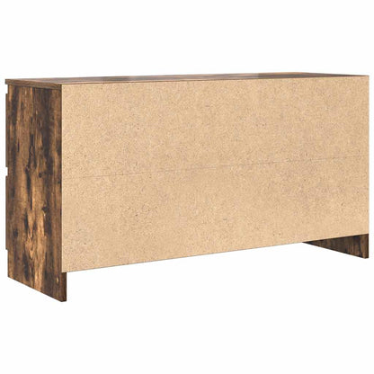 Tv-meubel 100x35x54 cm bewerkt hout gerookt eikenkleurig