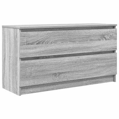 Tv-meubel 100x35x54 cm bewerkt hout grijs sonoma eikenkleurig