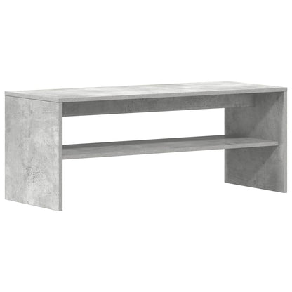 Tv-meubel 100x40x40 cm bewerkt hout betongrijs