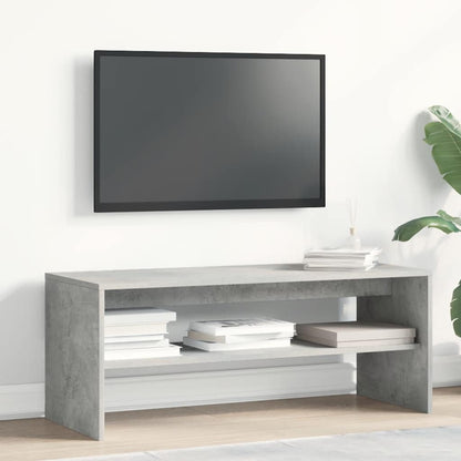 Tv-meubel 100x40x40 cm bewerkt hout betongrijs