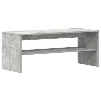 Tv-meubel 100x40x40 cm bewerkt hout betongrijs