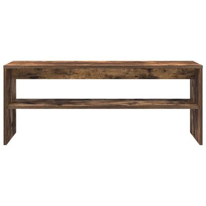 Tv-meubel 100x40x40 cm bewerkt hout gerookt eikenkleurig