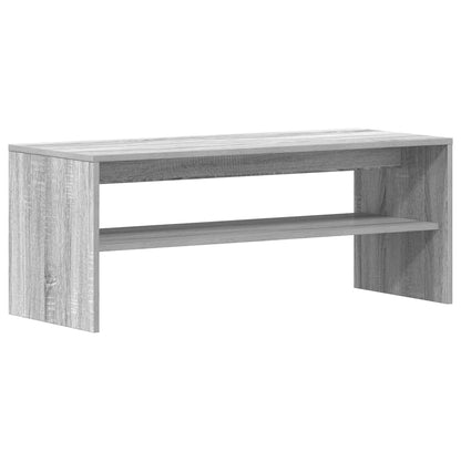 Tv-meubel 100x40x40 cm bewerkt hout grijs sonoma eikenkleurig