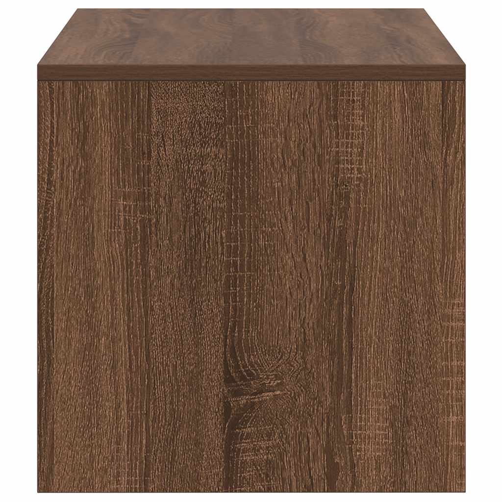 Tv-meubel 100x40x40 cm bewerkt hout bruin eikenkleur