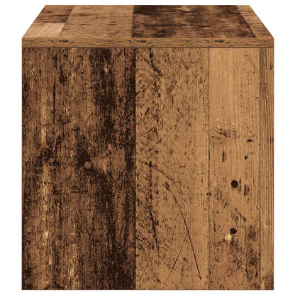 Tv-meubel 100x40x40 cm bewerkt hout oud houtkleurig