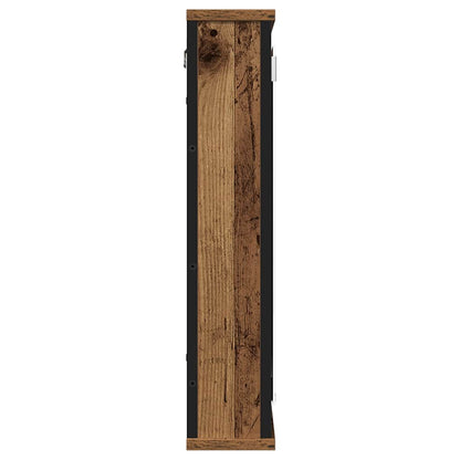 Badkamerspiegelkast 42x12x60 cm bewerkt hout oud hout