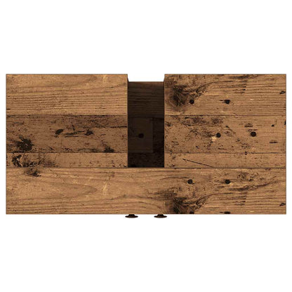 Wastafelmeubel 60x30x60 cm spaanplaat oud hout